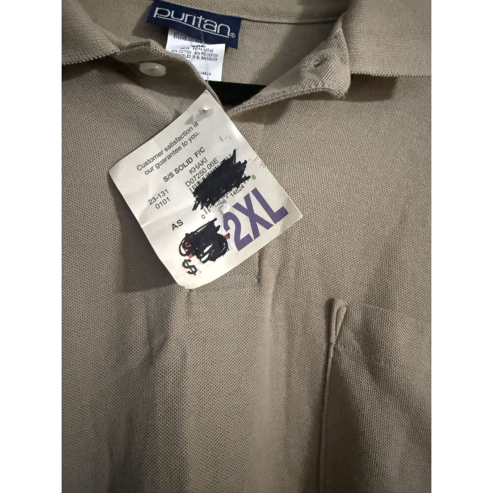 Vintage Deadstock New with Tags 90s Puritan Polo size 2XL